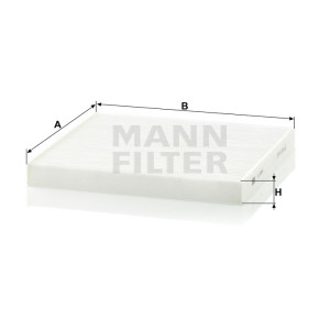Фильтр салона MANN-FILTER CU 2544